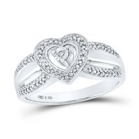 0.03CTW-DIA P2 GIFT HEART RING