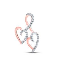 1/10CTW-DIA P1P2 GIFT HEART PENDANT