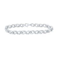 1/10CTW-DIA P2 HEART GIFT BRACELET (7.25 INCH)