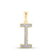 1/20CTW-DIA P1P2 LADIES INITIAL &quot;I&quot; PENDANT