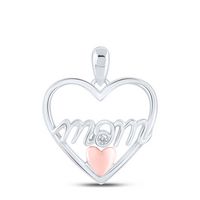 0.02CTW-DIA MOM HEART GIFT PENDANT