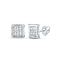 1/4CTW-DIA P3 GIFT SQUARE EARRING