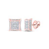 1/6CTW-DIA P3 GIFT SQUARE EARRING