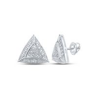 1/8CTW-DIA P3 GIFT TRIANGLE EARRING