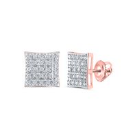 1/6CTW-DIA P3 GIFT SQUARE EARRING