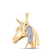 1/20CTW-DIA GIFT HORSE PENDANT