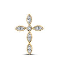 1/8CTW-DIA P2 GIFT CROSS PENDANT