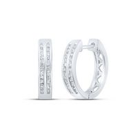 1/3CTW-DIA P1 GIFT HOOPS EARRING