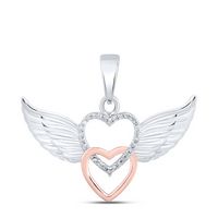 1/20CTW-DIA NK GIFT HEART PENDANT
