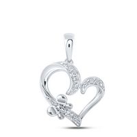 1/10CTW-DIA NK HEART PENDANT