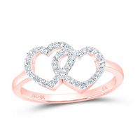 1/5CTW-DIA NK GIFT HEART RING