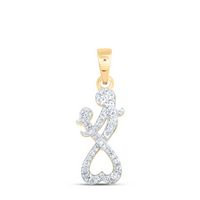 1/8CTW-DIA NK MOM HEART PENDANT