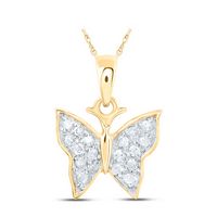 1/20CTW-NATURAL DIA P3 GIFT HEART PENDANT