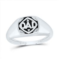 0.018CTW-DIA P1 DAD MENS RING