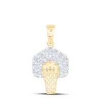 1/3CTW DIA P4 GIFT BASKETBALL PENDANT