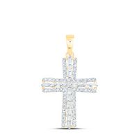 1/3 CTW DIA NK GIFT CROSS PENDANT