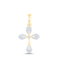 1/8 CTW DIA NK GIFT CROSS PENDANT