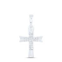 1/12 CTW DIA NK GIFT CROSS PENDANT