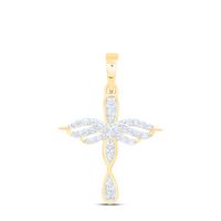 1/8 CTW DIA NK GIFT CROSS PENDANT