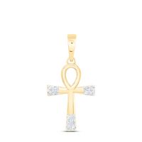 1/20 CTW DIA NK GIFT CROSS PENDANT