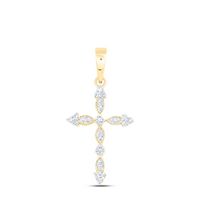 1/12 CTW DIA NK GIFT CROSS PENDANT