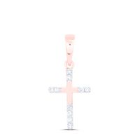 1/20 CTW DIA NK GIFT CROSS PENDANT