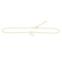 0.005CTW-DIA NK GIFT ANKLET (9 INCH)