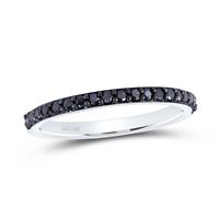 1/4CTW-DIA BLACK GIFT LADIES BAND