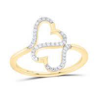 1/8CTW-NAT DIA P1 GIFT HEART RING