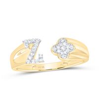1/8CTW-NATDIA NK GIFT INITIAL &quot;Z&quot; LADIES RING