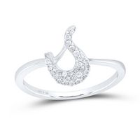 1/8CTW-DIA P1 GIFT INITIAL &quot;S&quot; LADIES RING