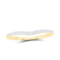 1/10CTW-DIA CN FASHION CURVE BAND