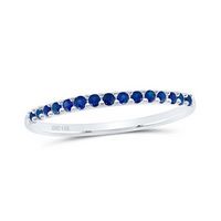 1/8CT-DIA BLUE DIAMOND FASHION LADIES BAND