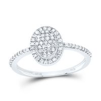 1/4CTW-DIA P1 GIFT OVAL RING
