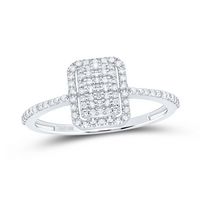 1/4CTW-DIA P1 GIFT EMERALD  RING