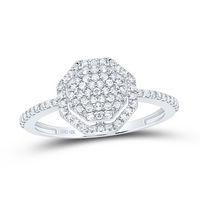 1/3CTW-DIA P1 GIFT OCTAGON RING