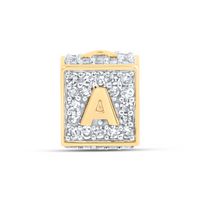 1/3CTW-DIA NK FASHION INITIAL &quot;A&quot; BRACELET BOX