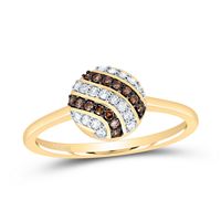 1/5CTW-DIA P1 GIFT COGNAC NATURAL RING