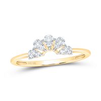 1/6CTW-DIA CN ENHANCER RING