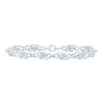 1/8CTW-DIA P1 GIFT BRACELET(7 INCH)