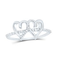 1/8CTW-DIA P1 GIFT HEART RING