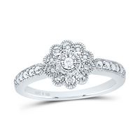 1/20CTW-DIA P1 GIFT FLOWER RING