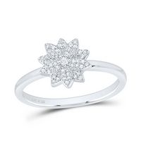 1/8CTW-DIA P1 GIFT FLOWER RING