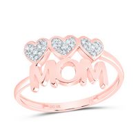 1/10CTW-NAT DIA P1 GIFT MOM HEART RING
