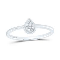 0.03CTW-DIA P1 GIFT PEAR RING