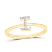 1/20CTW-DIA NK GIFT INITIAL &quot;I&quot; RING