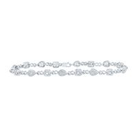 1/4CT-DIA P1 GIFT PEAR BRACELET (7 INCH)