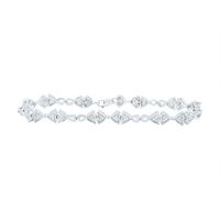 1/3 CTW-DIA P1 GIFT HEART BRACELET (7 INCH)
