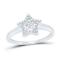 1/8CTW-DIA NK FASHION STAR RING