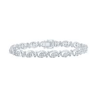 3/8CTW-DIA P1 7MM GIFT LADIES BRACELET (7 INCH)